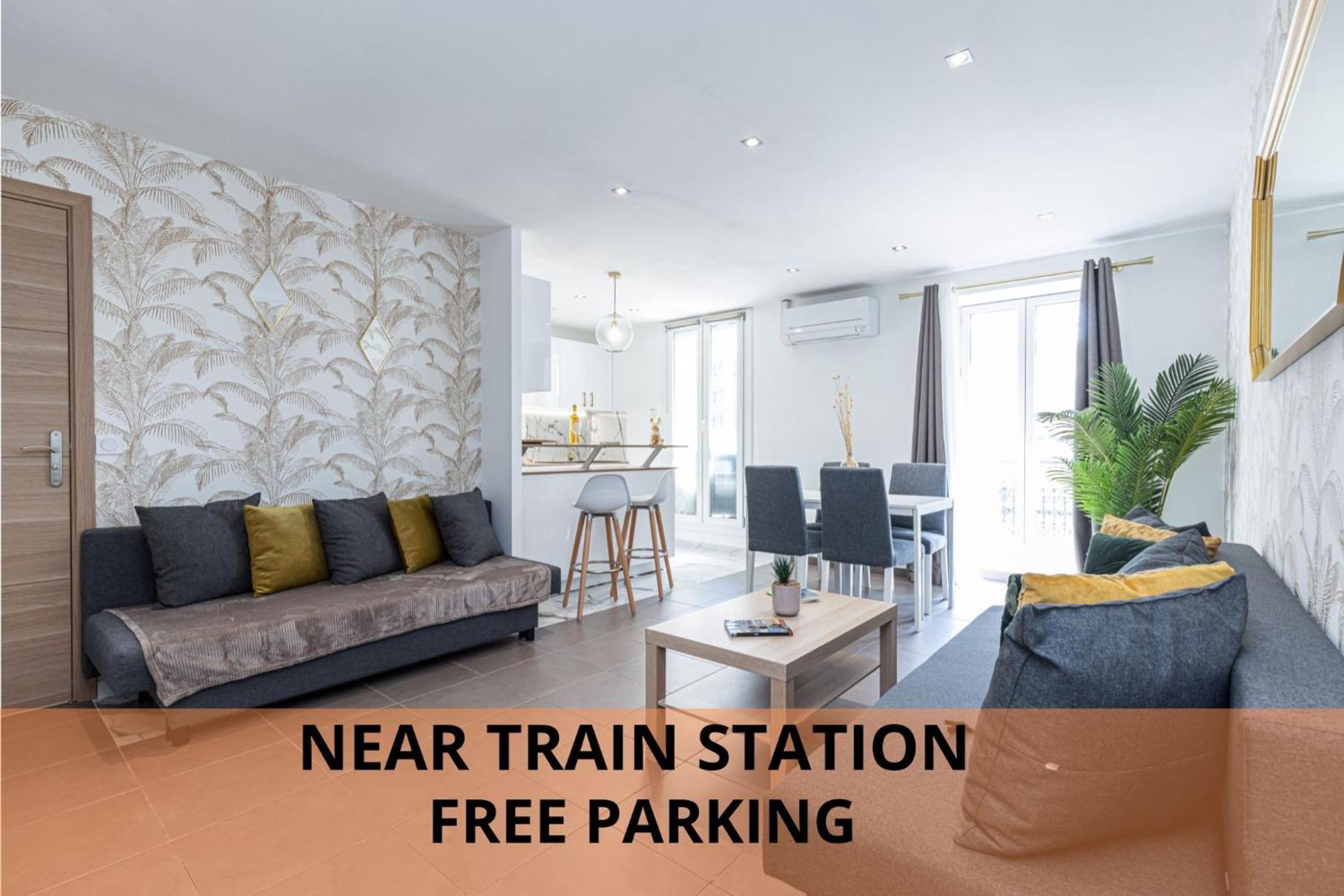 La Casa Reine Jeanne- Central Pres De La Gare - Wifi - Parking - Neuf Et Confort نيس المظهر الخارجي الصورة